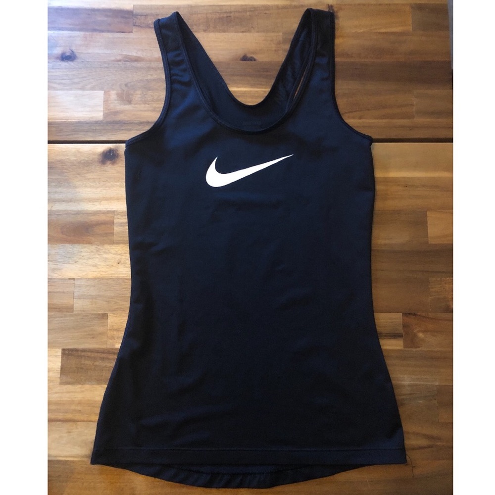 Nike Pro Dry Fit Tank Classic Black and White XS
